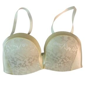Wingslove‎ Women's Strapless Multi-way Contour Underwire Bra Size 32D Ivory NWT